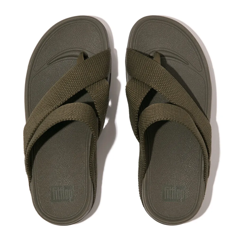 รองเท้าแตะแบบหูหนีบ ผู้ชาย รุ่น SLING MENS WEBBING TOE-POST SANDALS