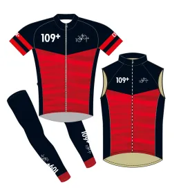 109miles  Club Jersey & Gilet & Arm Warmers Bundle