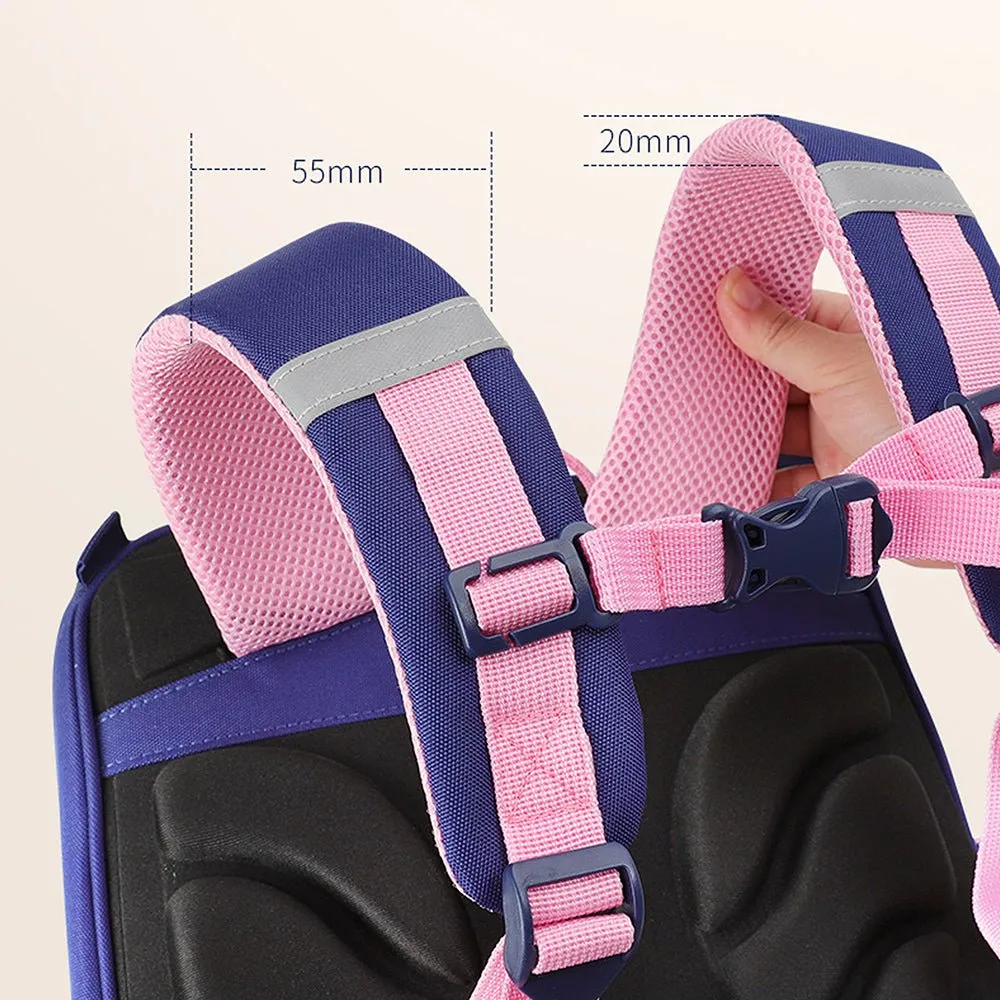 14.5 inch, Pink Bow Ergonomic School Backpack for Kids