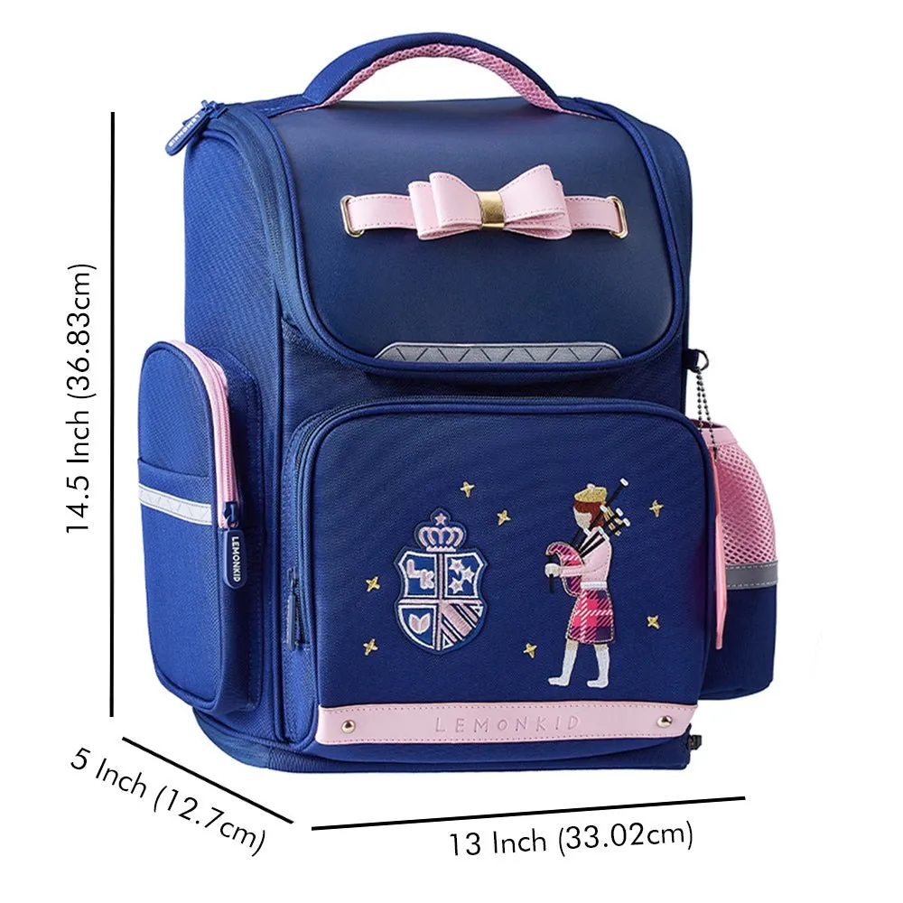 14.5 inch, Pink Bow Ergonomic School Backpack for Kids