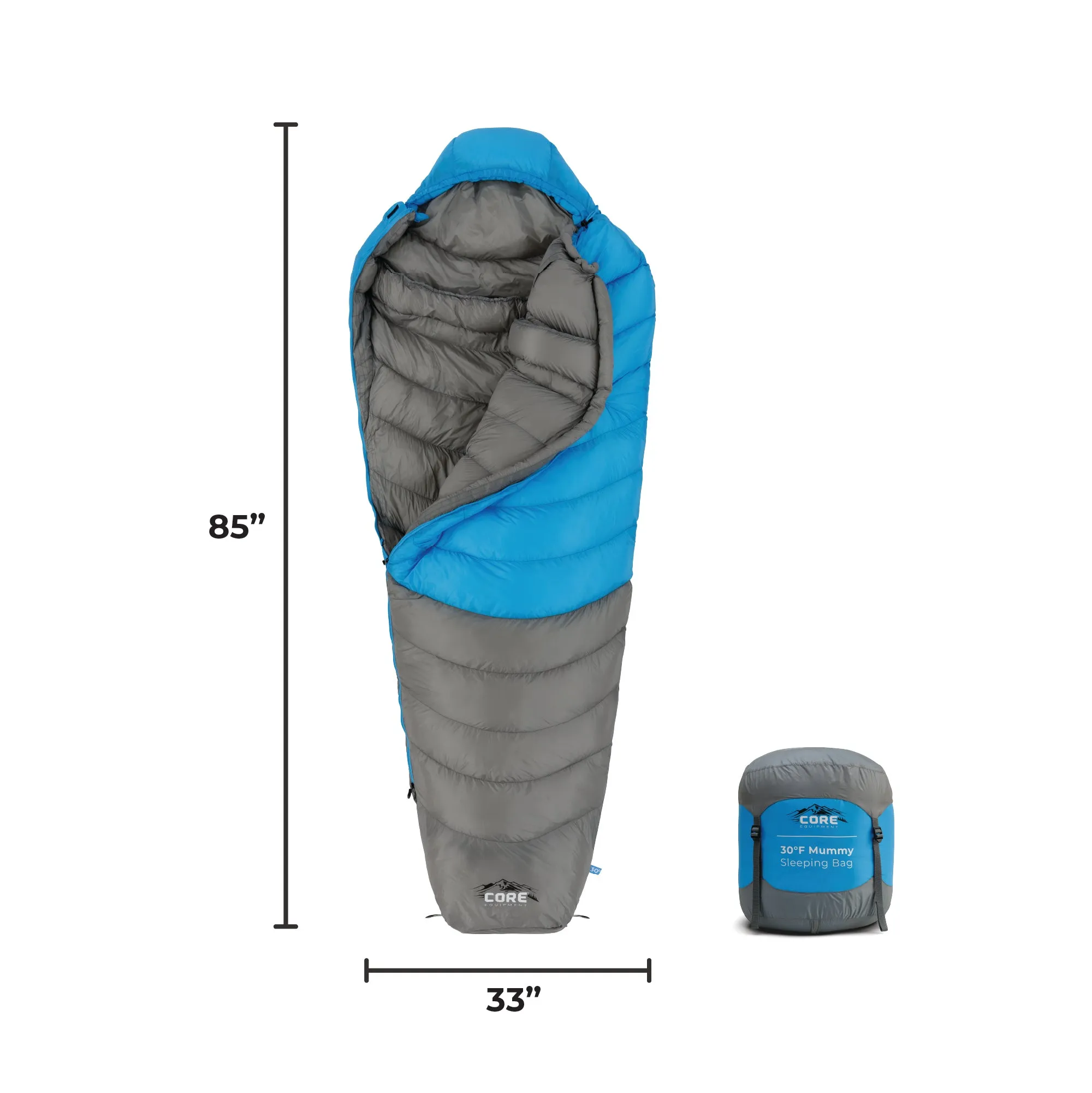 30 Degree Mummy Sleeping Bag