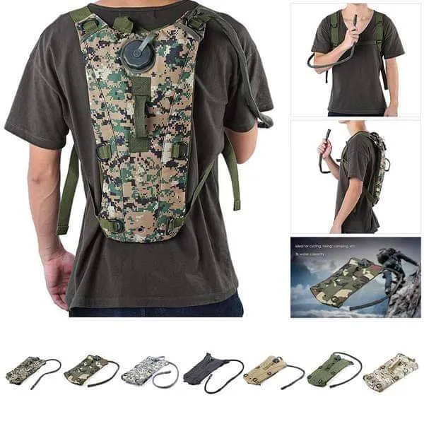 3L Water Camel Bag Outdoor Tactical Hydration Backpack