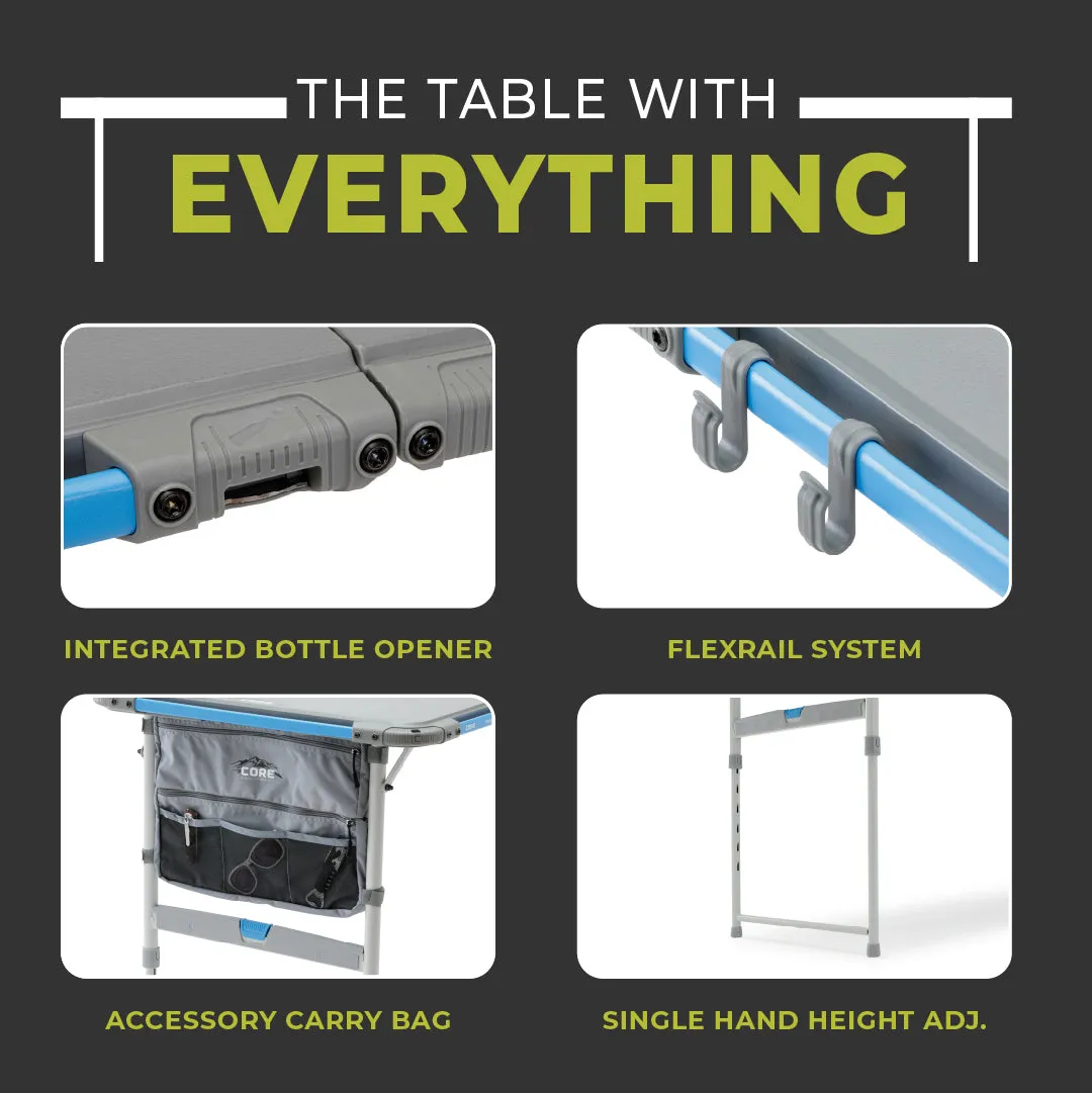 4 Foot FlexRail Outdoor Cook Table