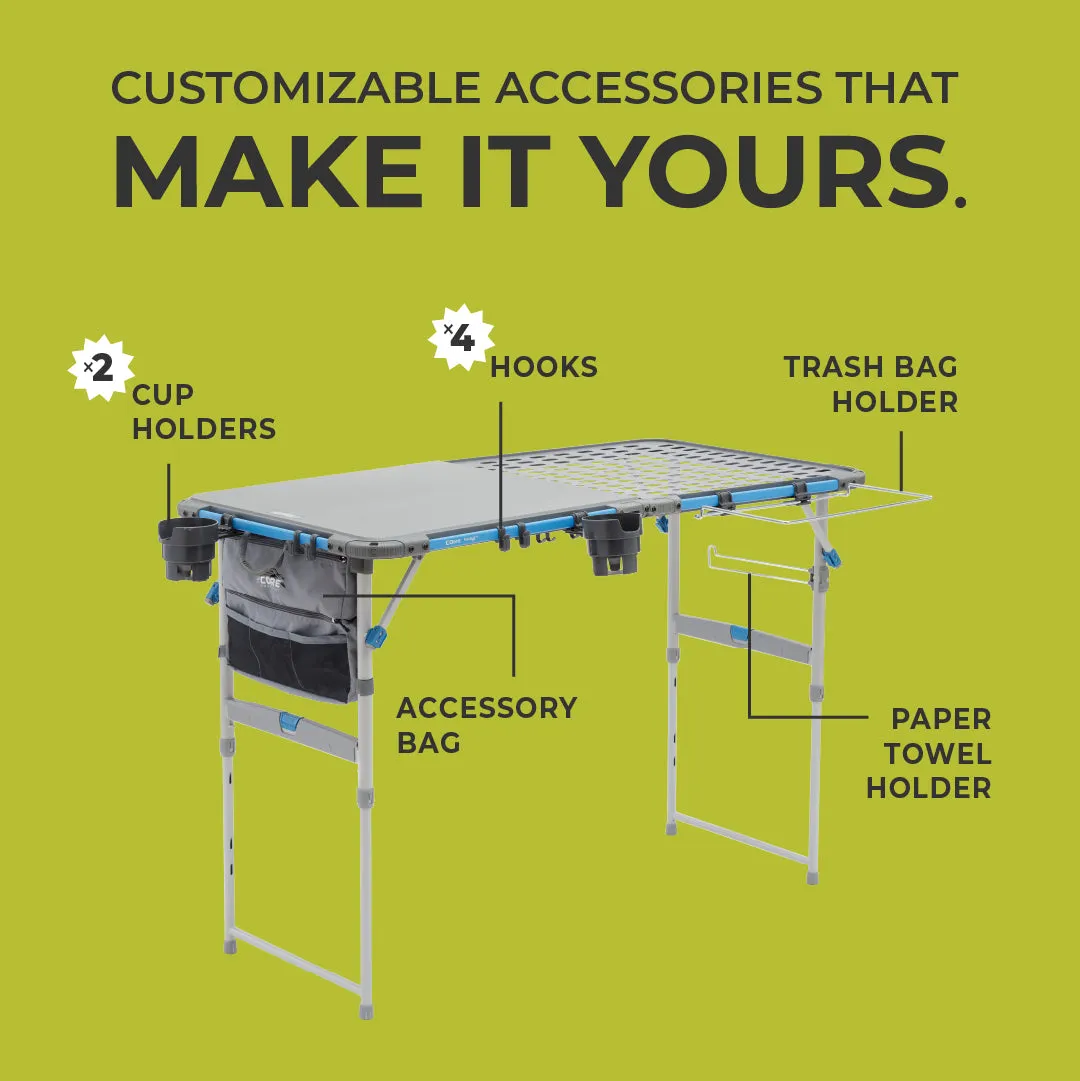 4 Foot FlexRail Outdoor Cook Table