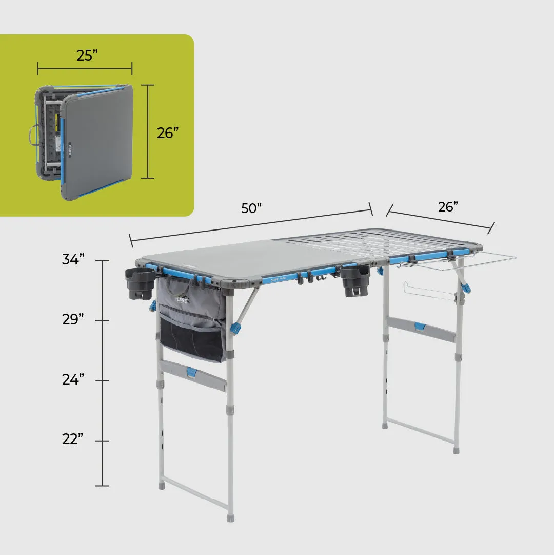 4 Foot FlexRail Outdoor Cook Table