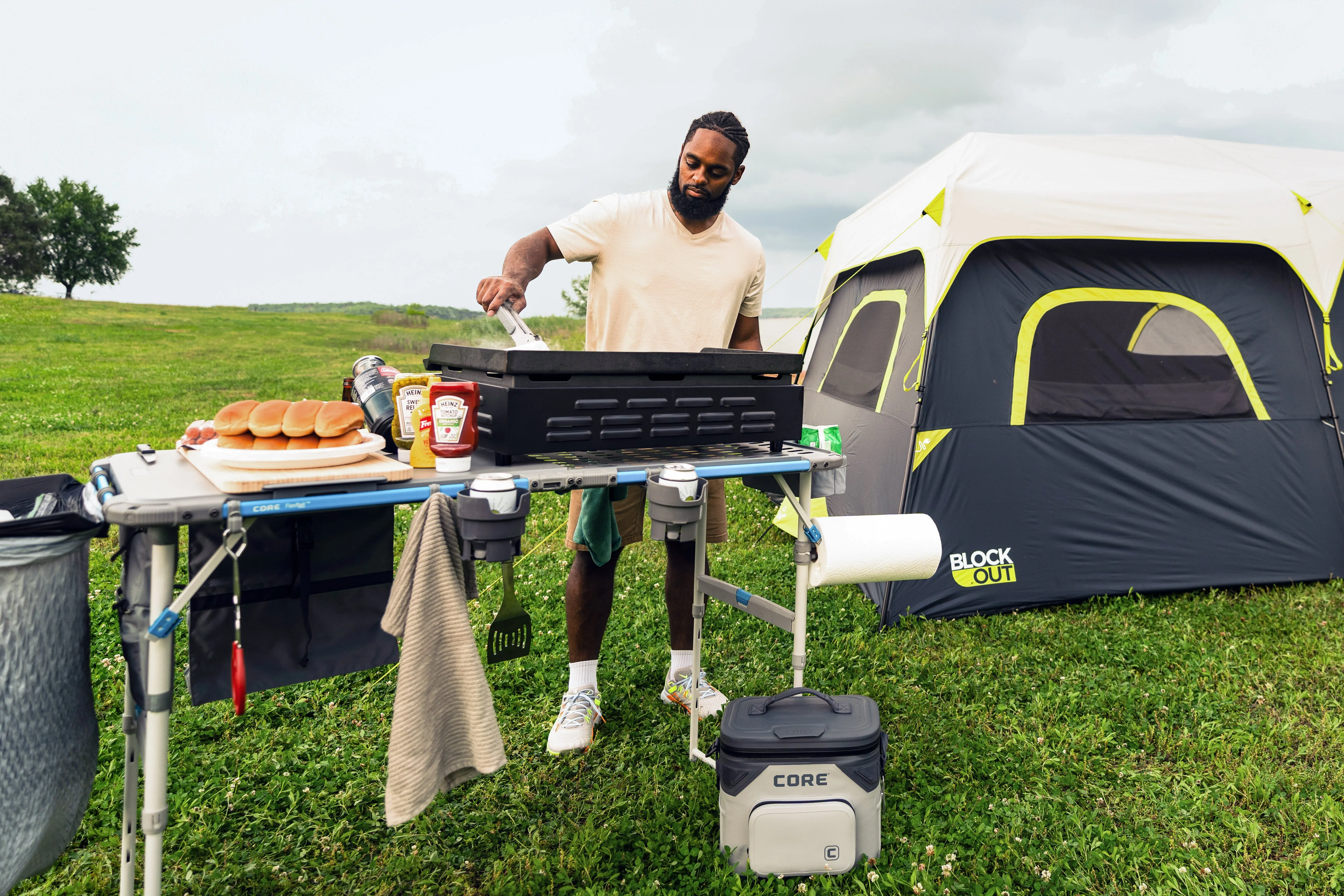 4 Foot FlexRail Outdoor Cook Table