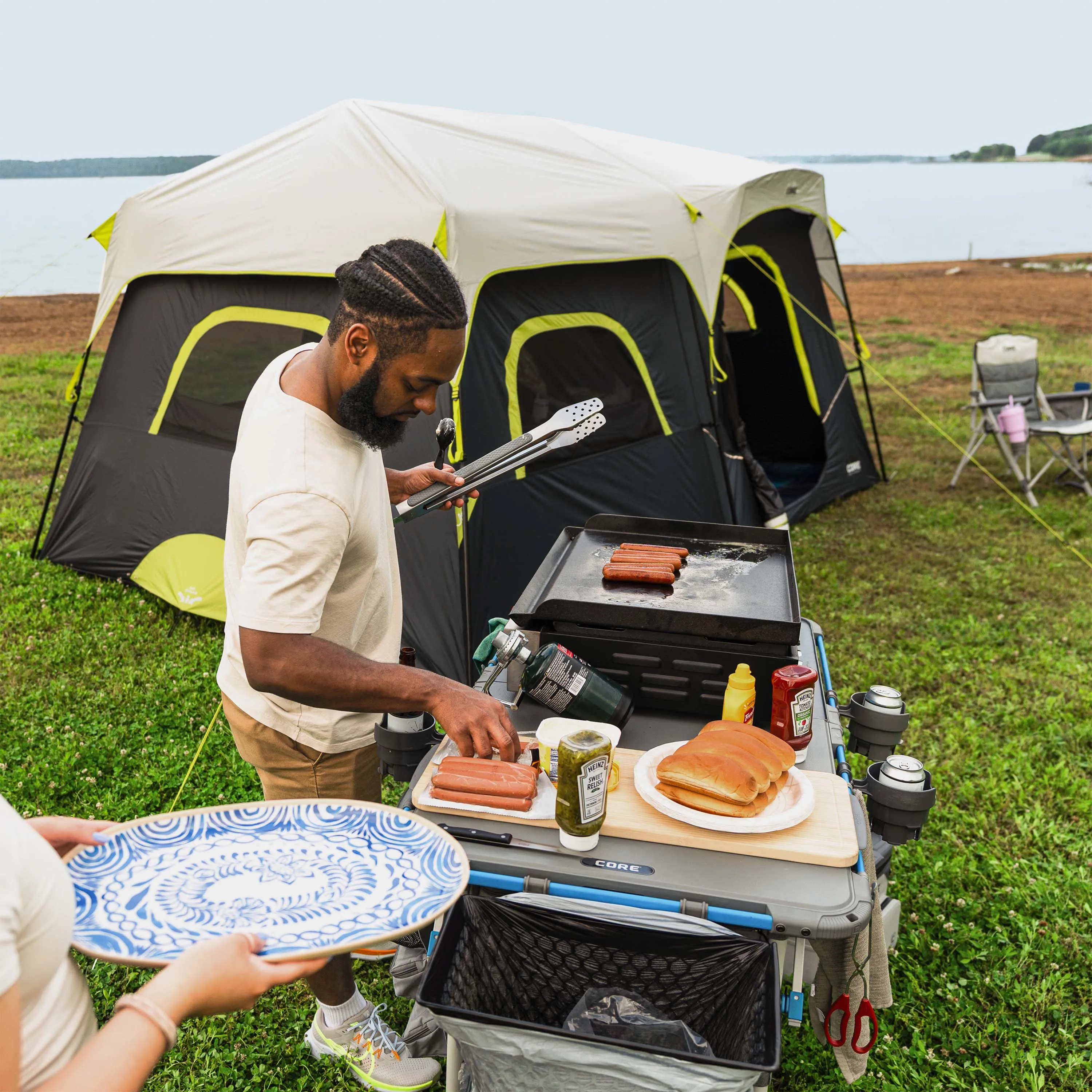 4 Foot FlexRail Outdoor Cook Table