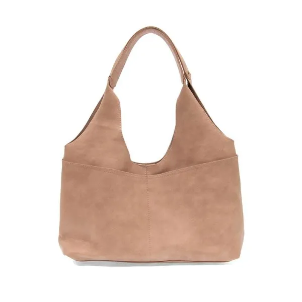 4 Pocket Hobo Bag - L8137-74-DUSTY MAUVE- Women's