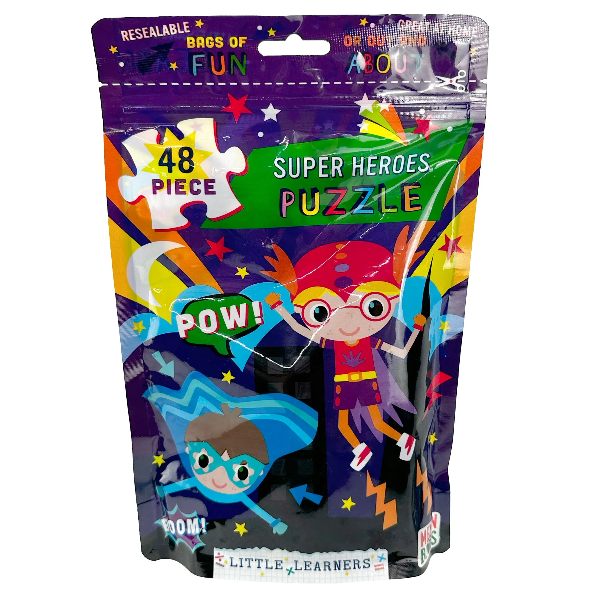 48-Piece Puzzle Bag, Superhero