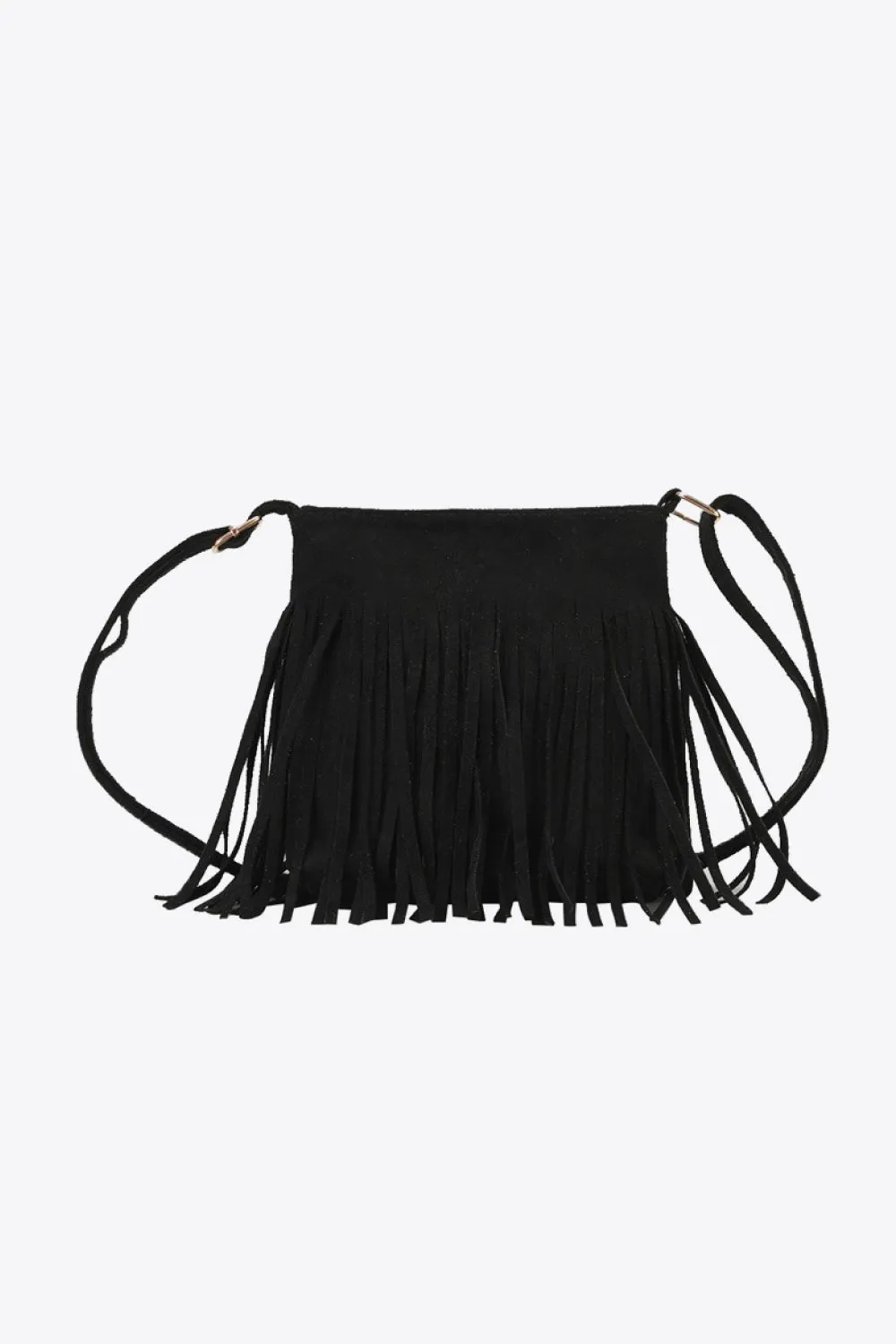 Adored PU Leather Crossbody Bag with Fringe