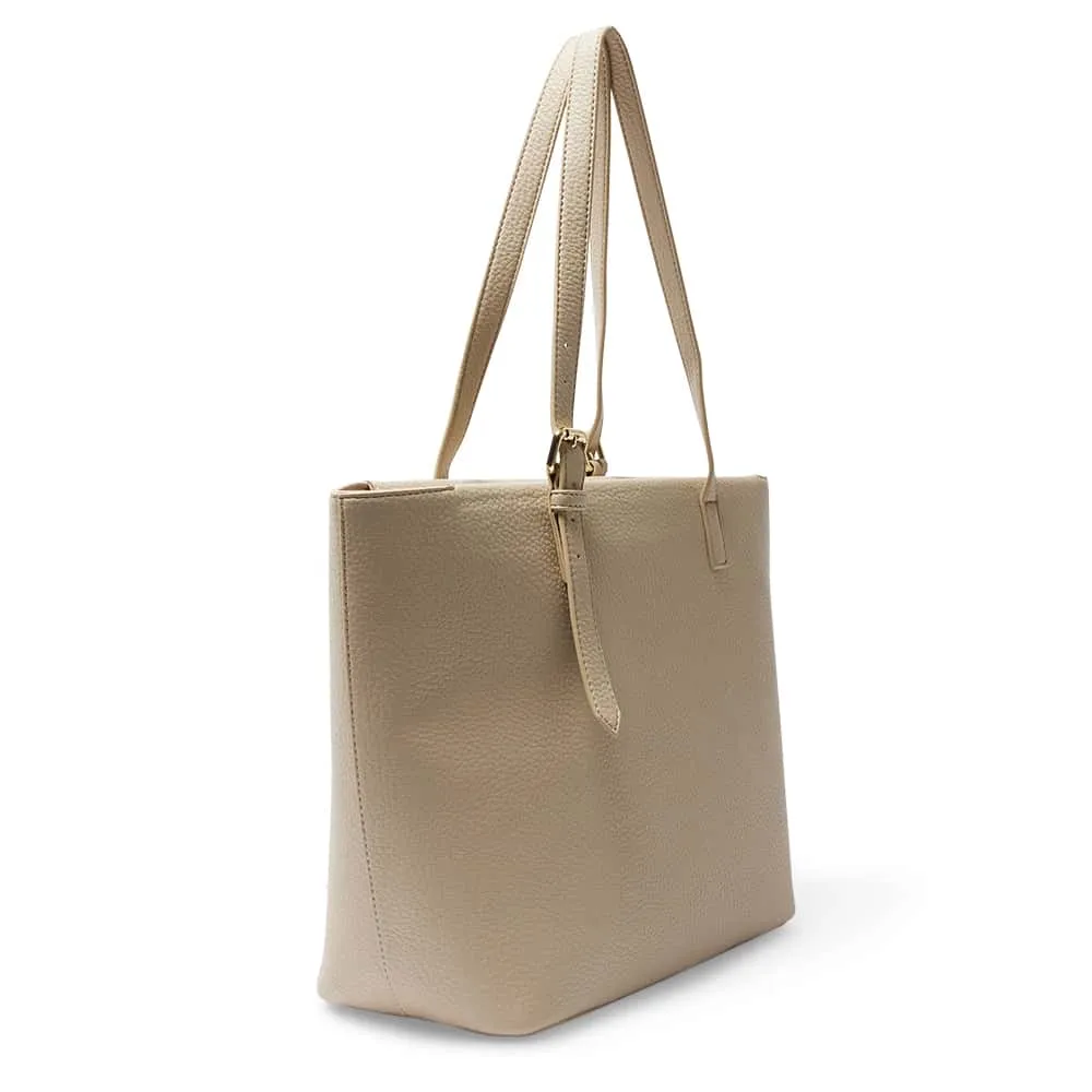 Aida Tote in Oyster Pebble