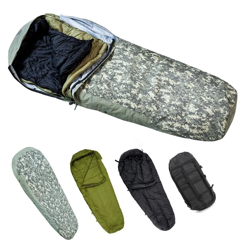 Akmax Modular Sleeping Bags System, Multi Layered with Bivy Cover for All Season UCP