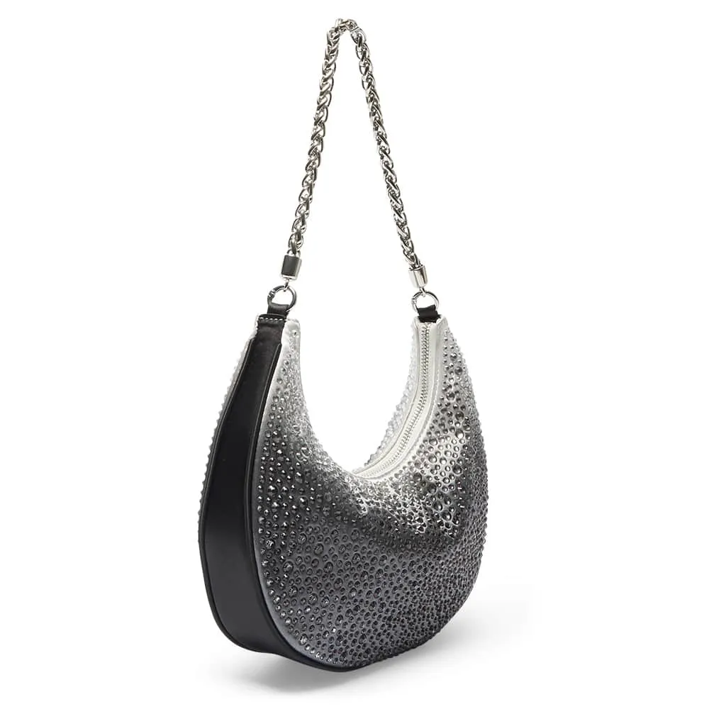 Allie Handbag in Black Ombre Crystal