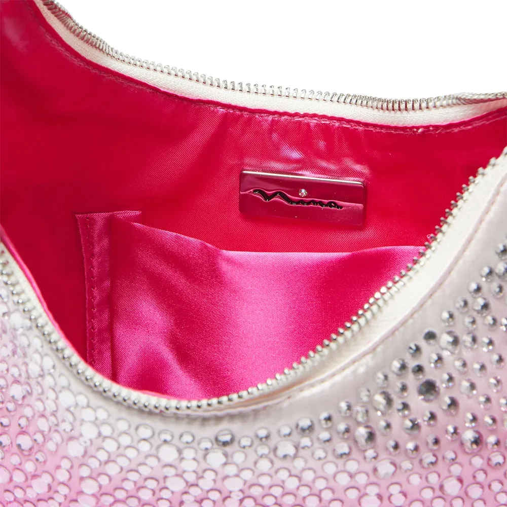 Allie Handbag in Ultra Pink Ombre Crystal