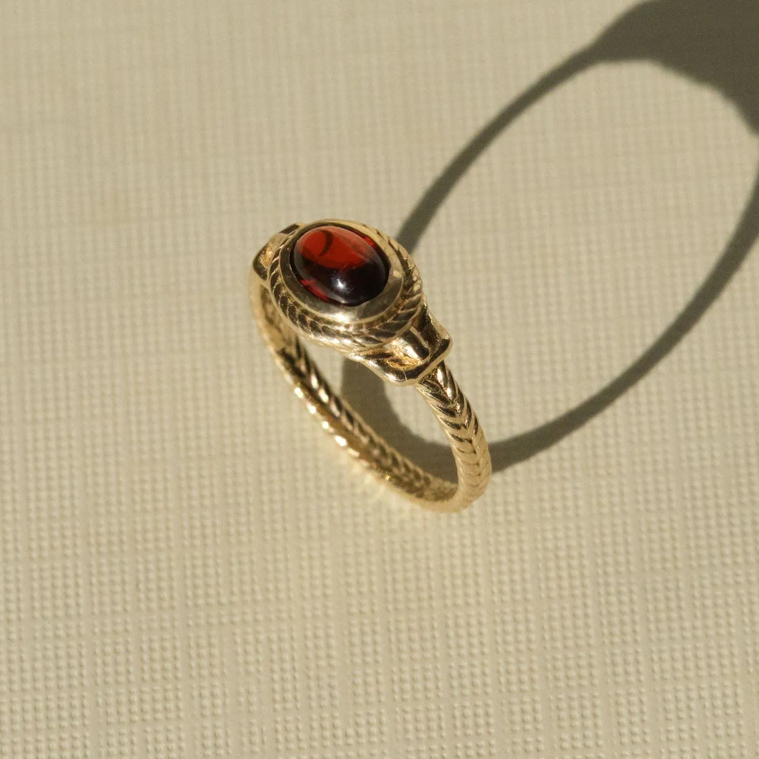 Ancient Heirloom Ring - Garnet