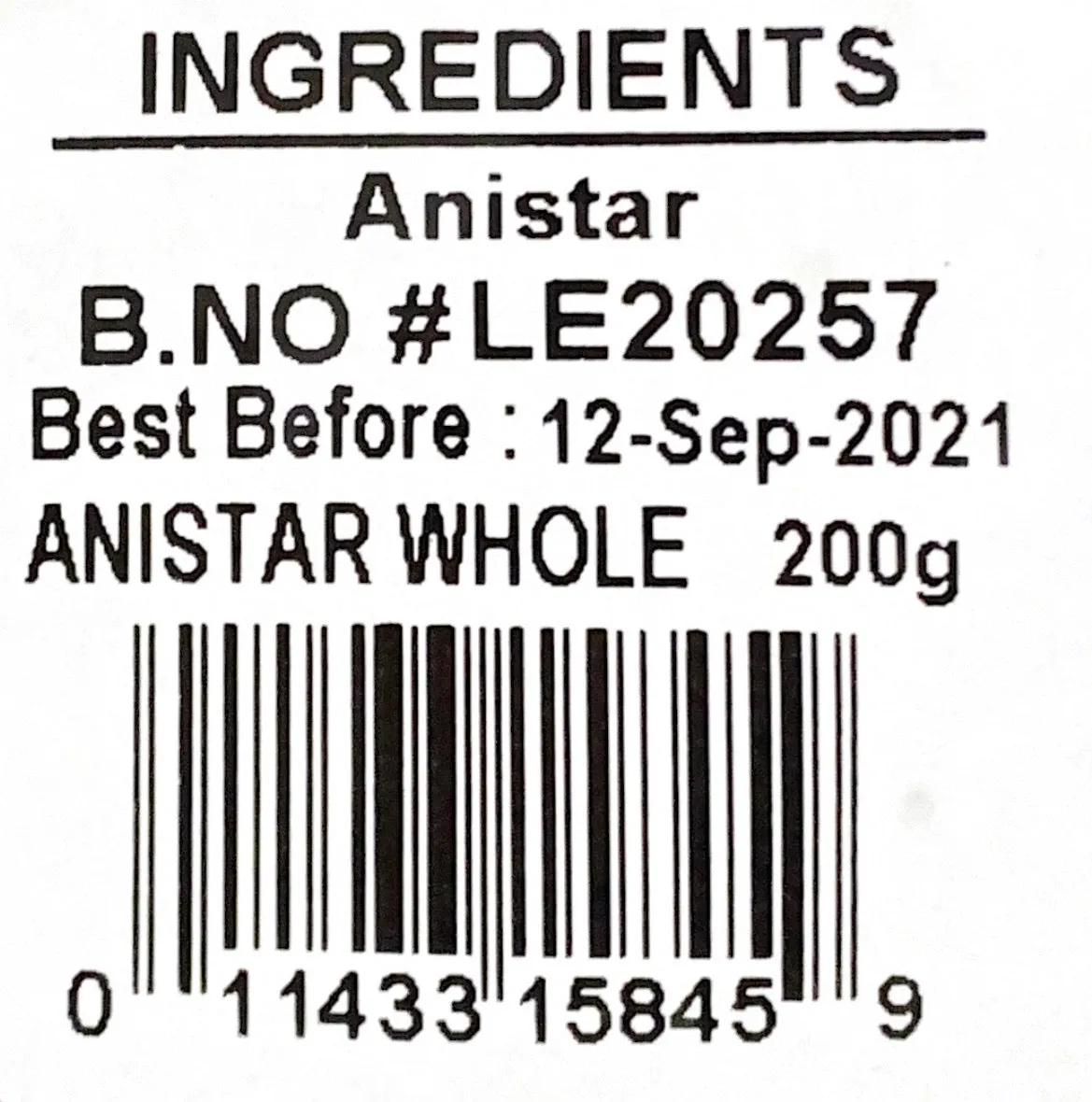 Anistar Whole