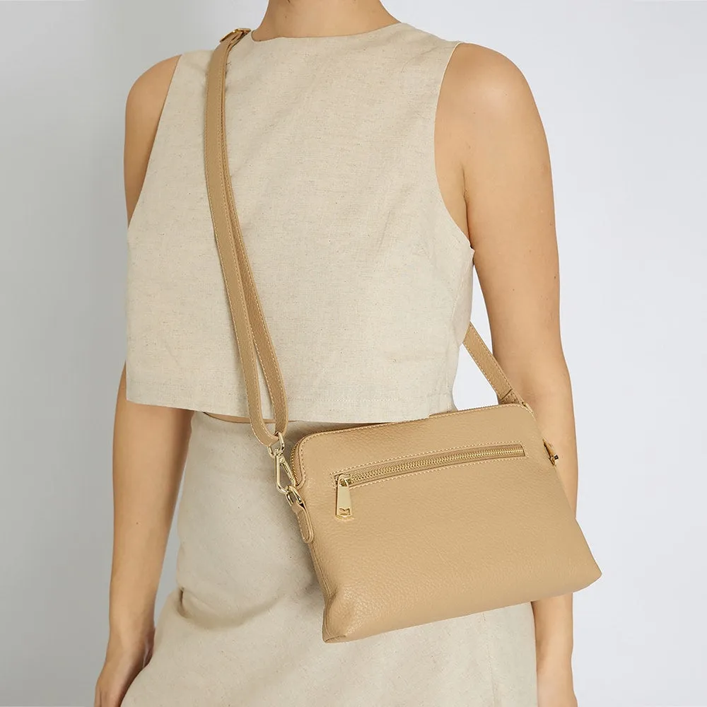 Asha Bag in Latte Pebble