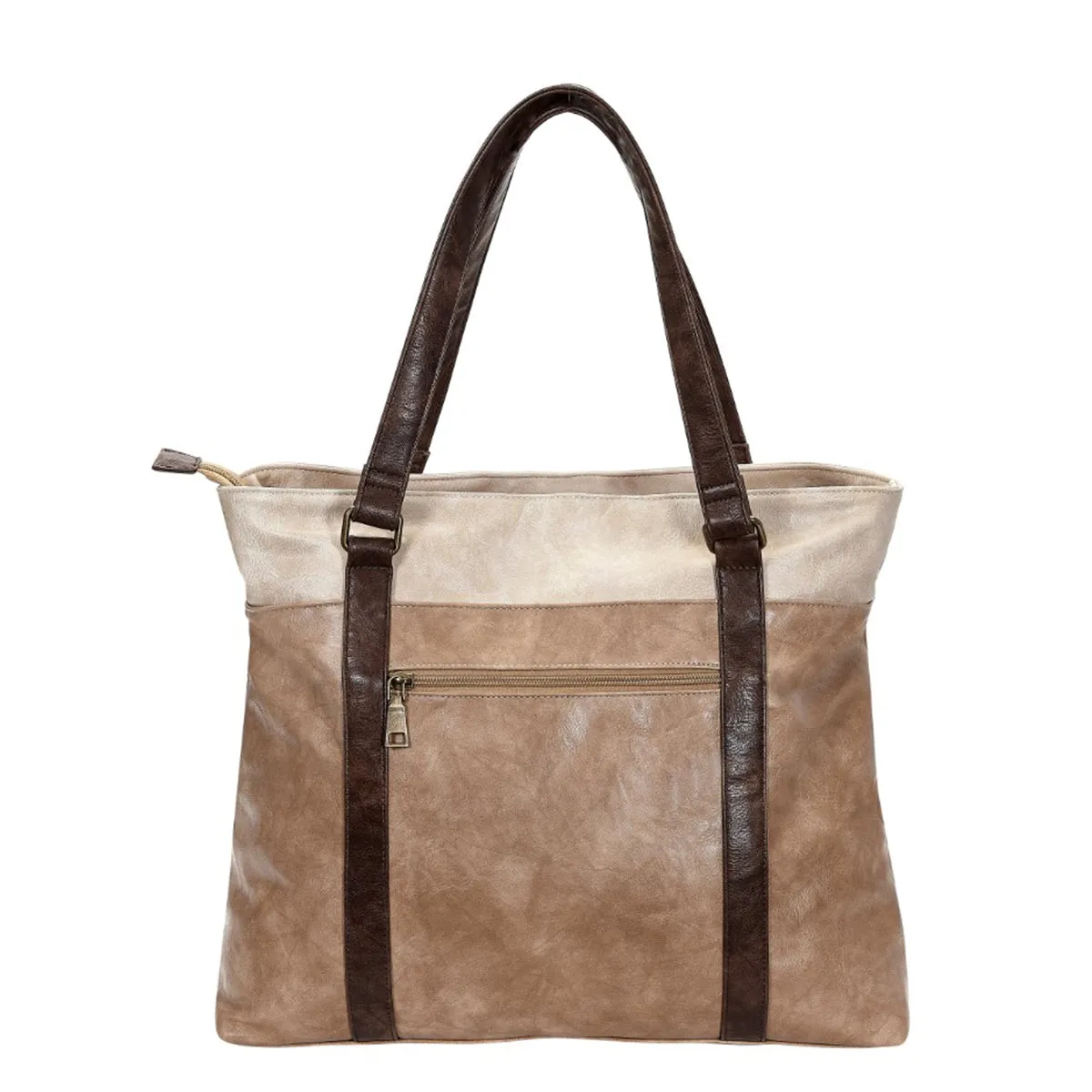 AWST Int'l Colorblock Snaffle Bit Laptop Tote