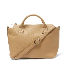 Baci Bag in Latte Pebble