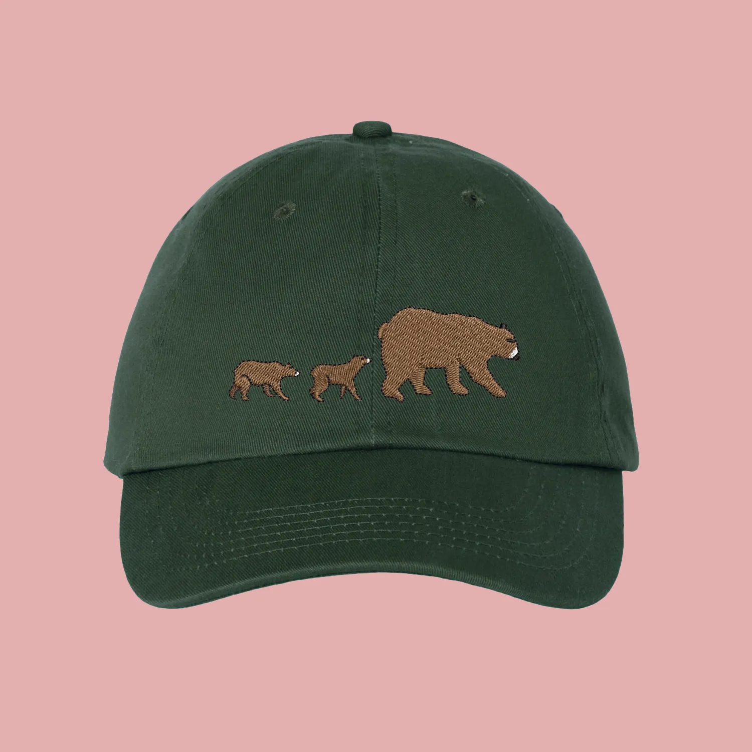 Bear Family MAKE Original Forest Green Chino Cap