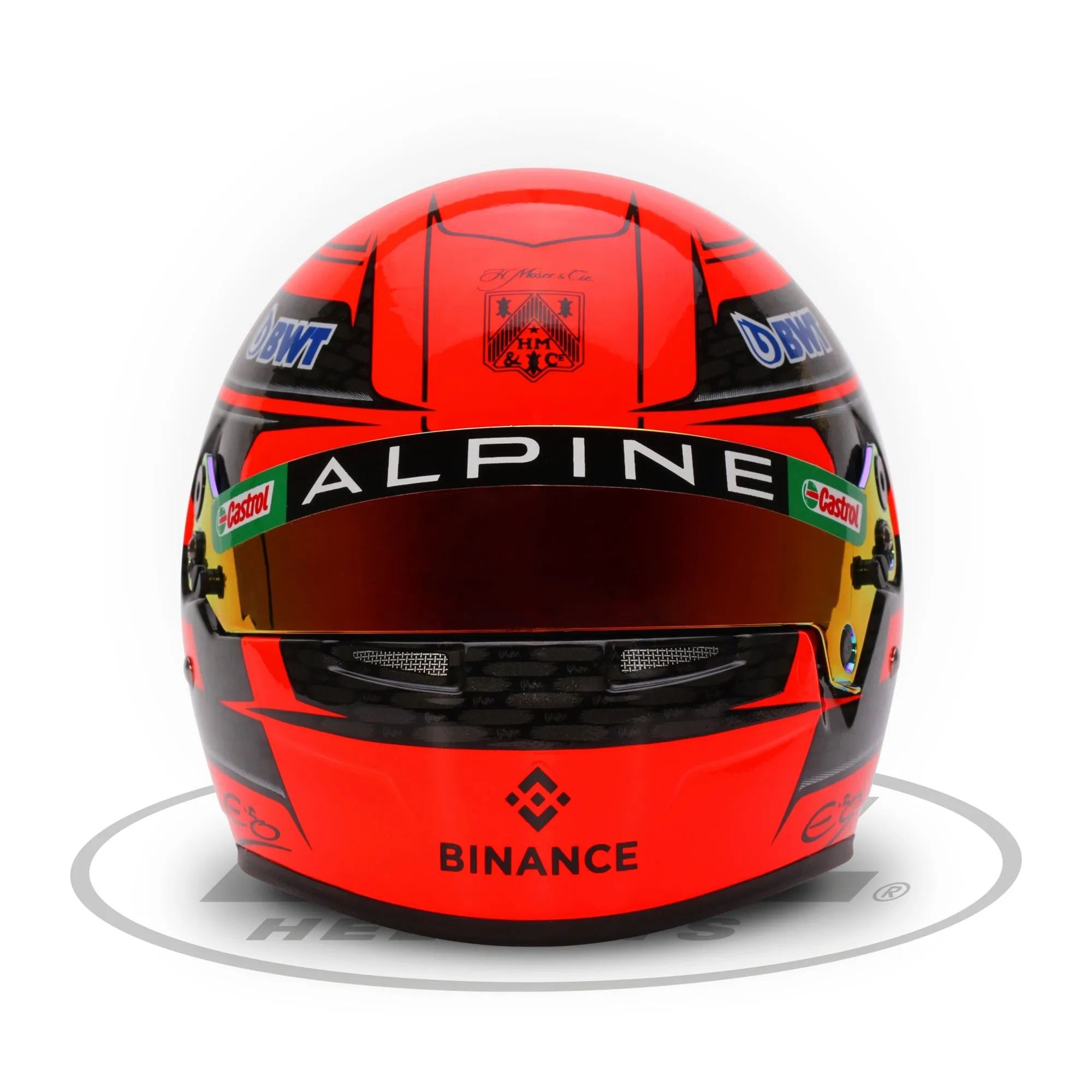 Bell 1:2 Scale F1 Mini Helmet Esteban Ocon 2024 Alpine