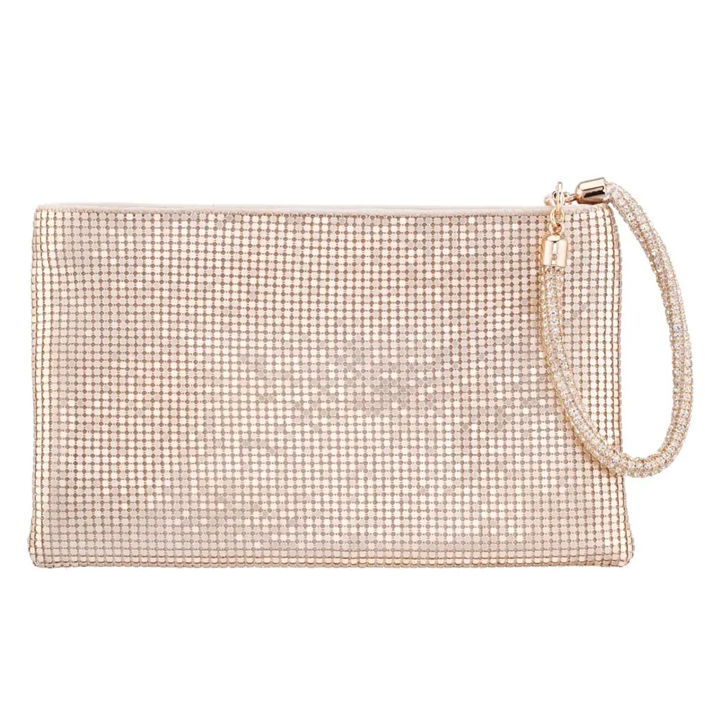 Bergman Handbag in Gold Mesh