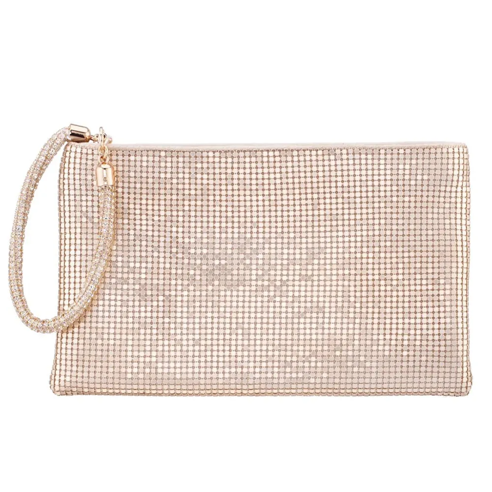 Bergman Handbag in Gold Mesh