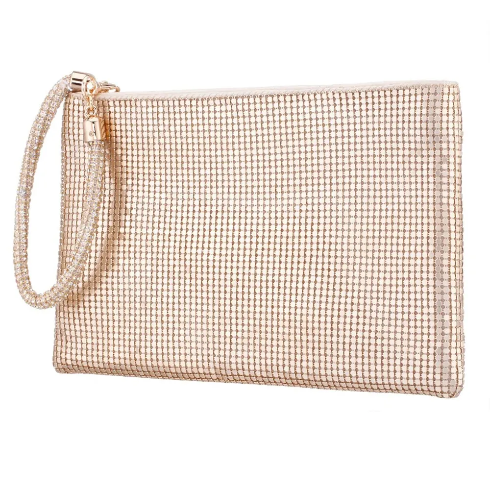 Bergman Handbag in Gold Mesh