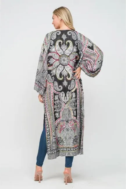 Boho Duster Kimono with Pockets!