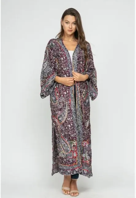 Boho Duster Kimono with Pockets!