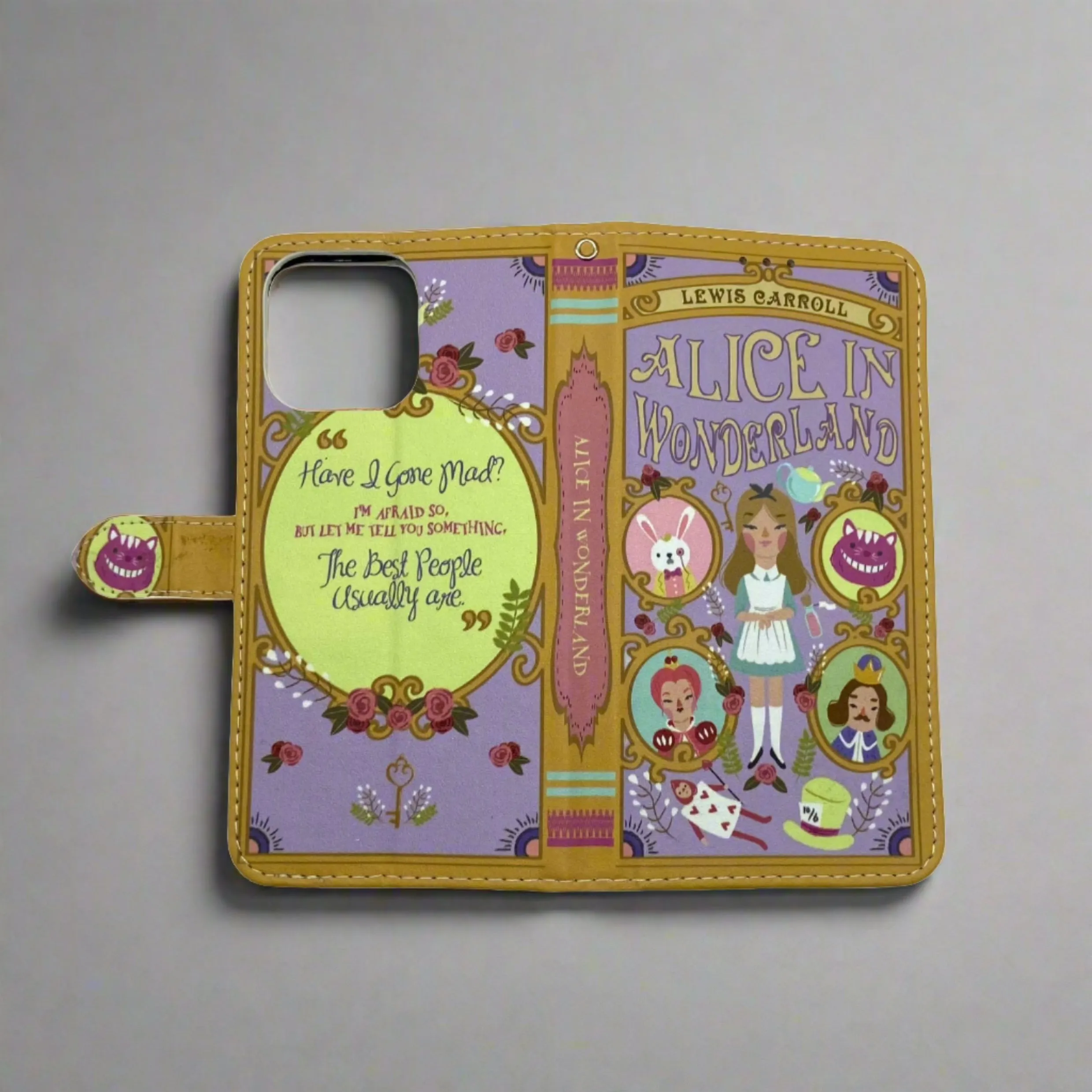 Book Phone Case (Alice in Wonderland)