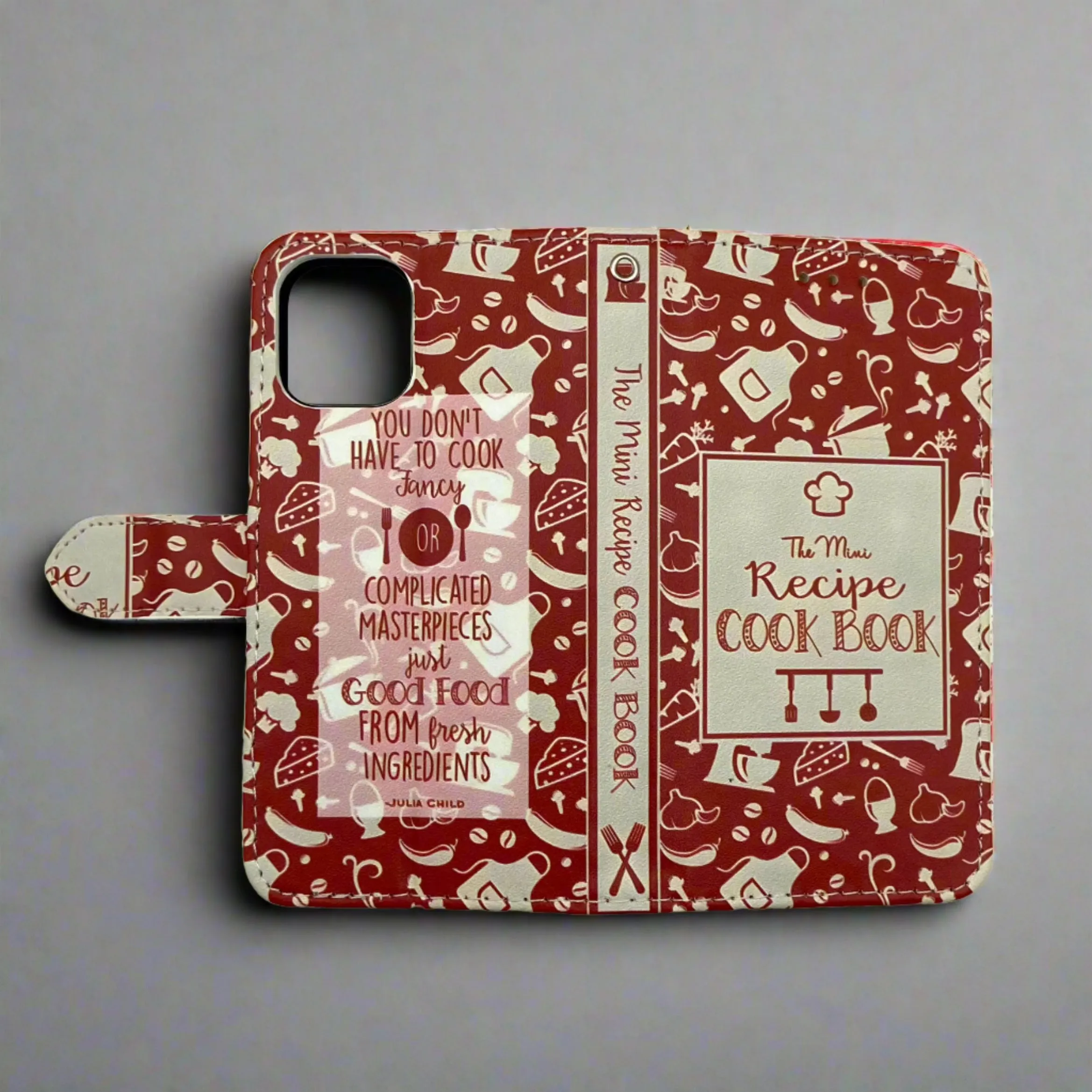 Book Phone Case (The Mini Recipe Cook Book)