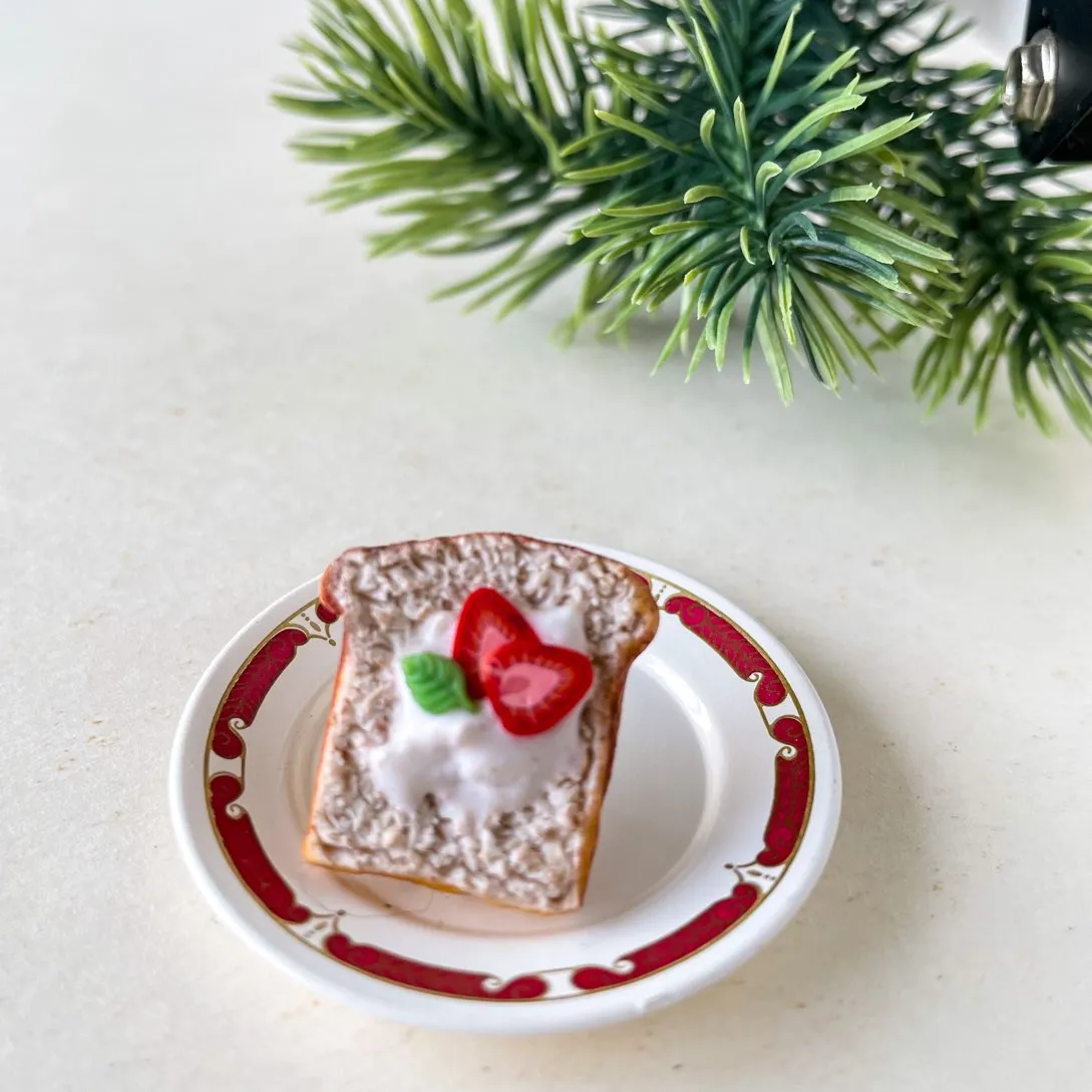 Breakfast Bread Toast Mini Lapel Brooch Pin