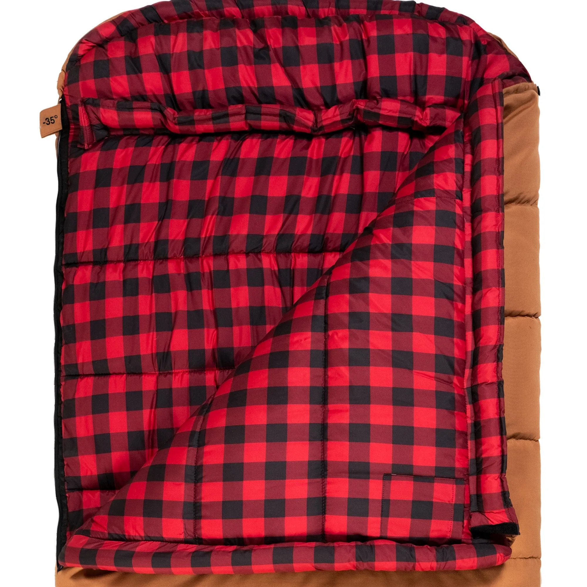 Bridger -35˚F Canvas Sleeping Bag with Cotton Flannel Lining