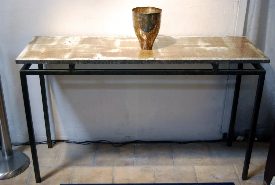 Ceramic Stone Modern Art Console Table Collection