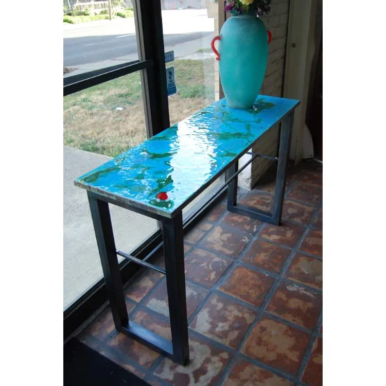 Ceramic Stone Modern Art Console Table Collection