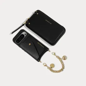 Charm Wristlet Pixel Set - Black/Gold