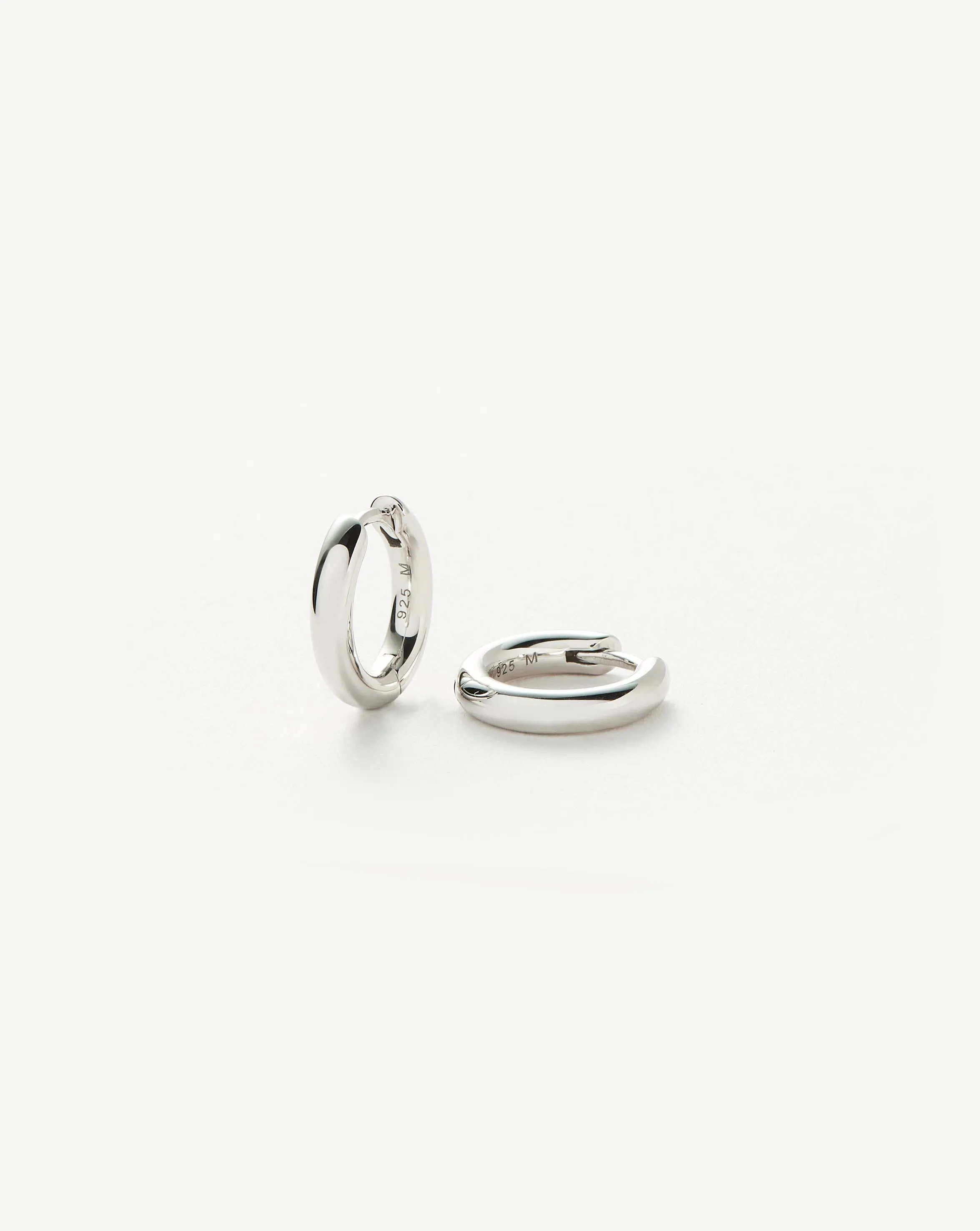 Classic Tunnel Mini Hoop Earrings | Sterling Silver