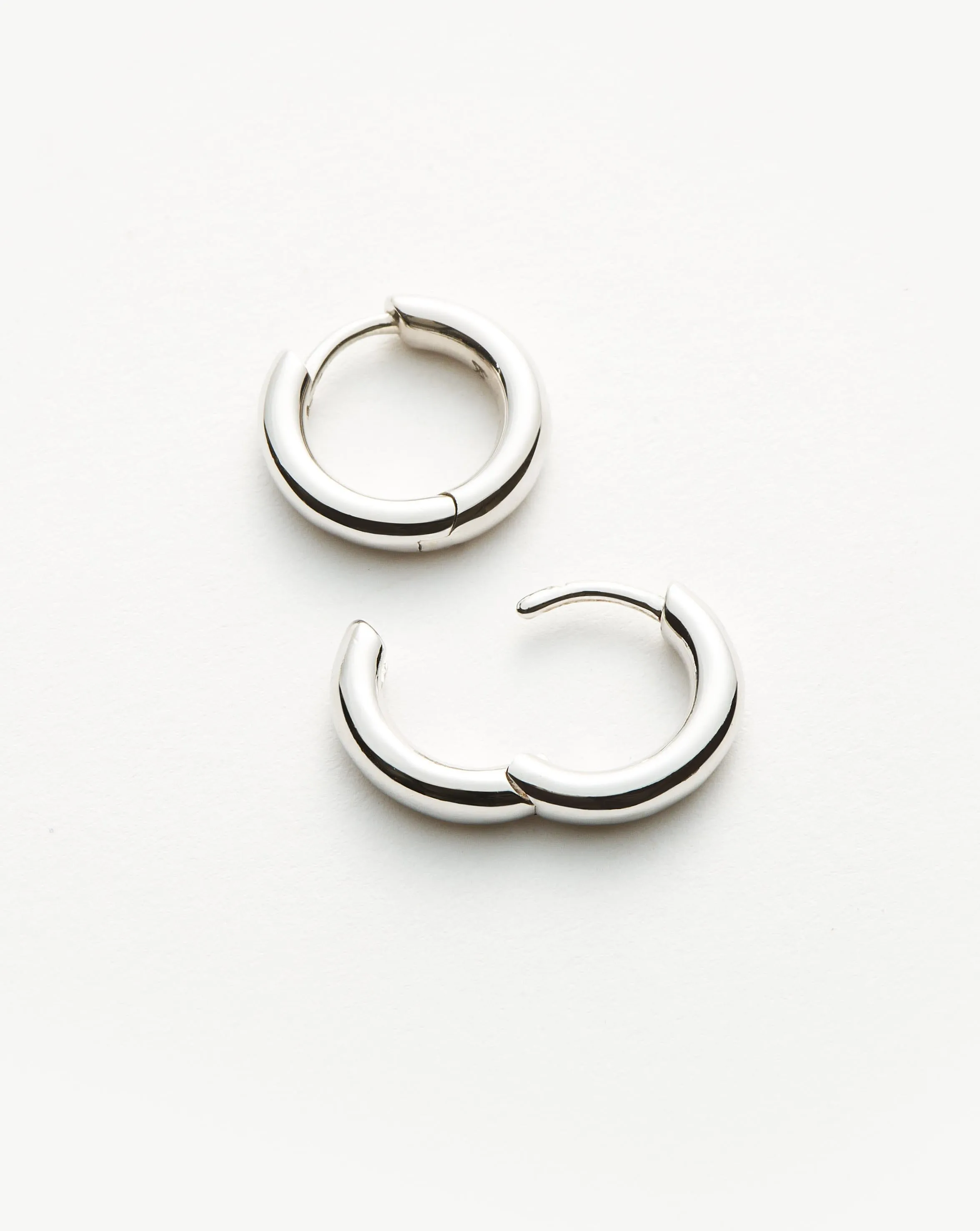 Classic Tunnel Mini Hoop Earrings | Sterling Silver