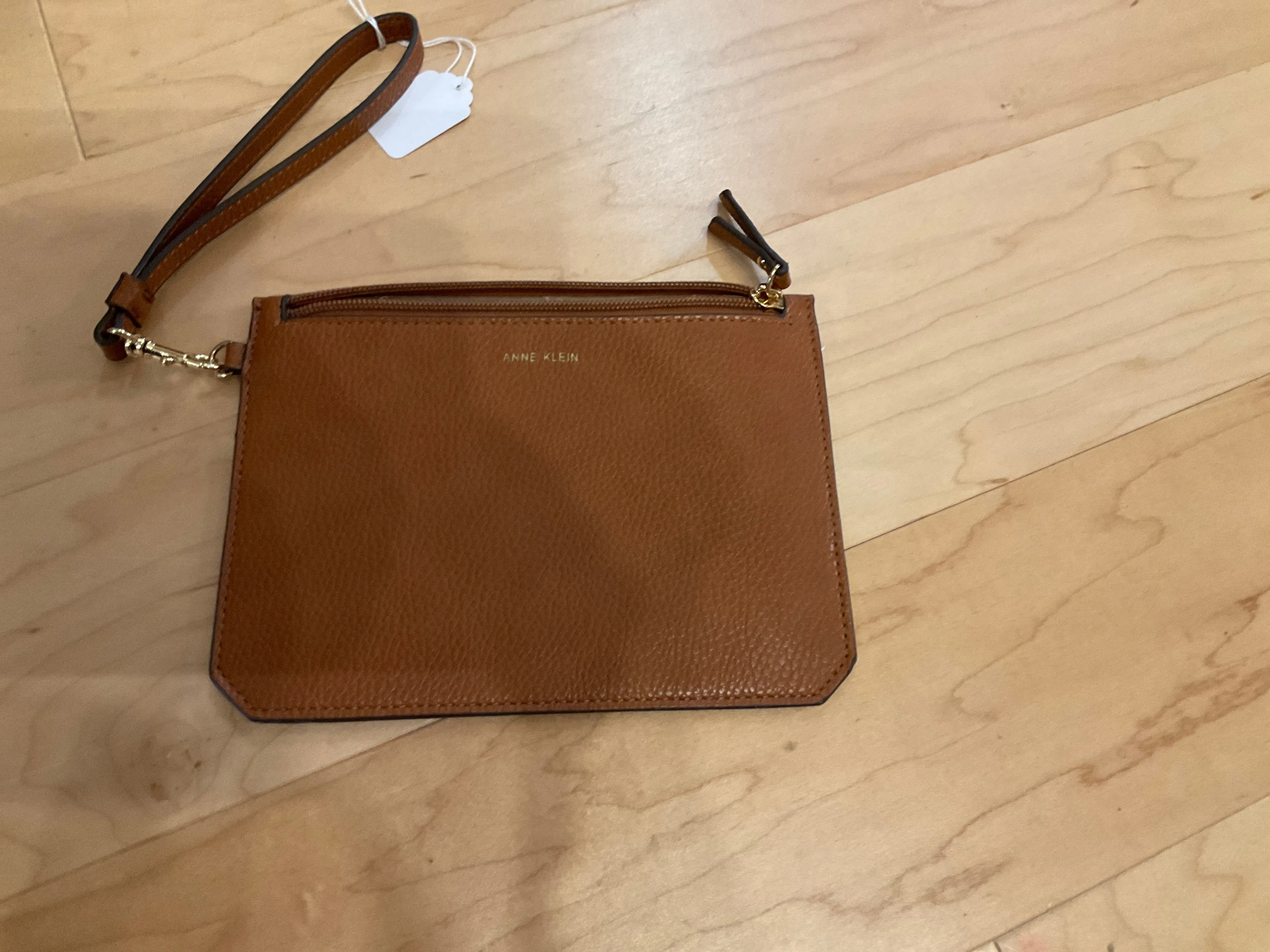 {{Client Code}} BROWN ANNE KLEIN wristlet