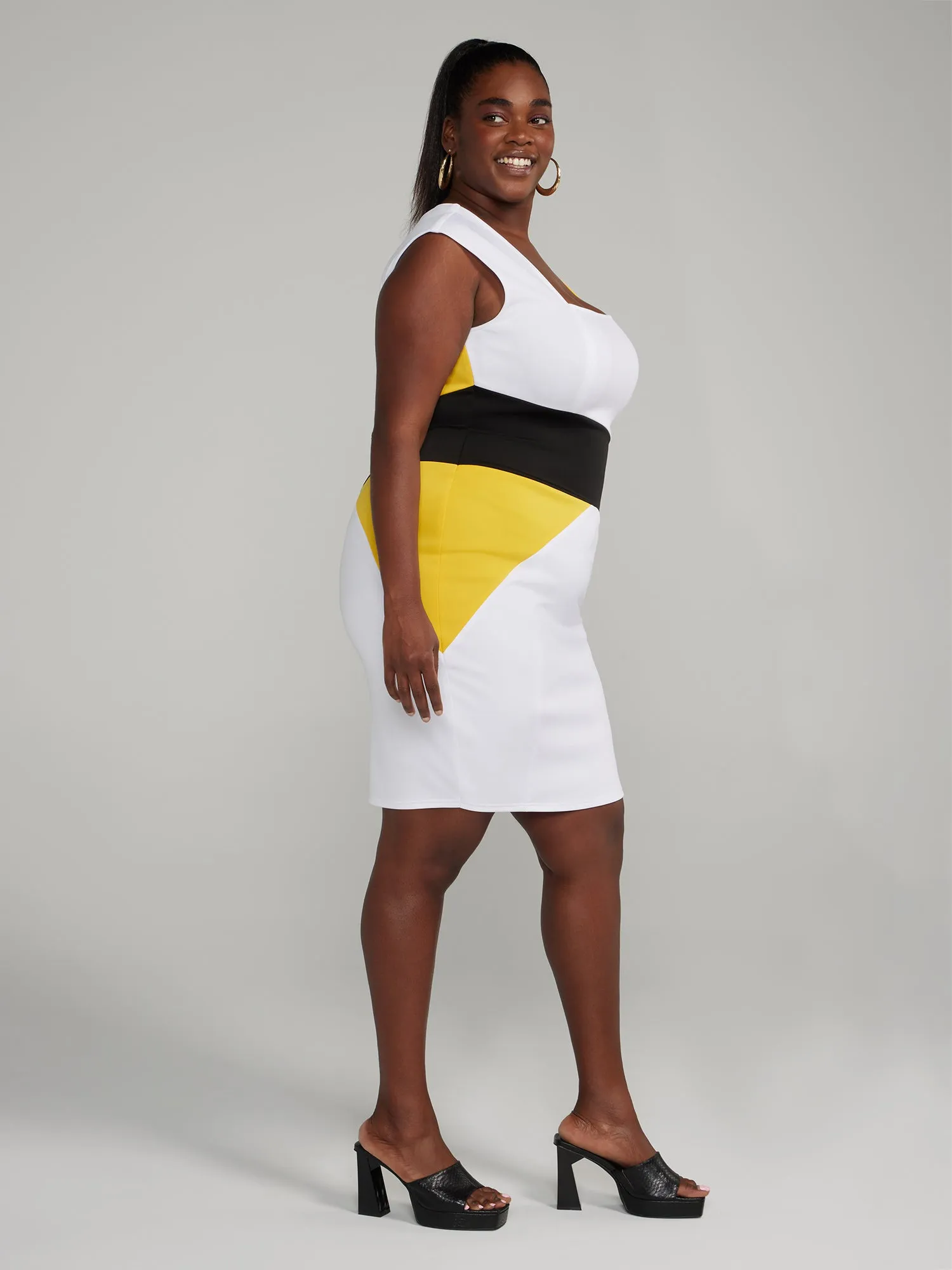 Colorblock Bodycon Dress