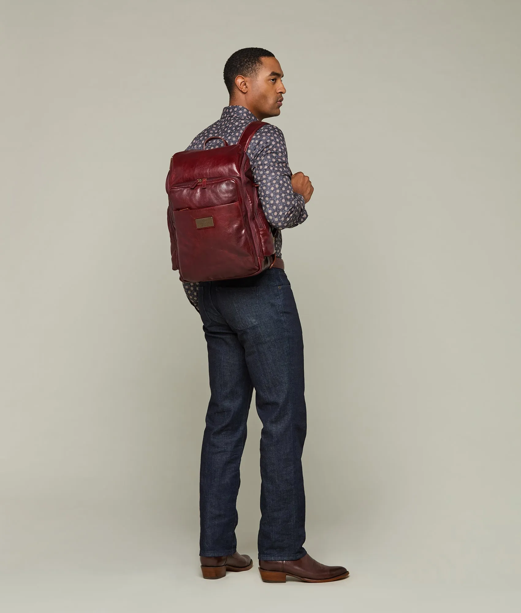 Cosimo Backpack :: Burgundy