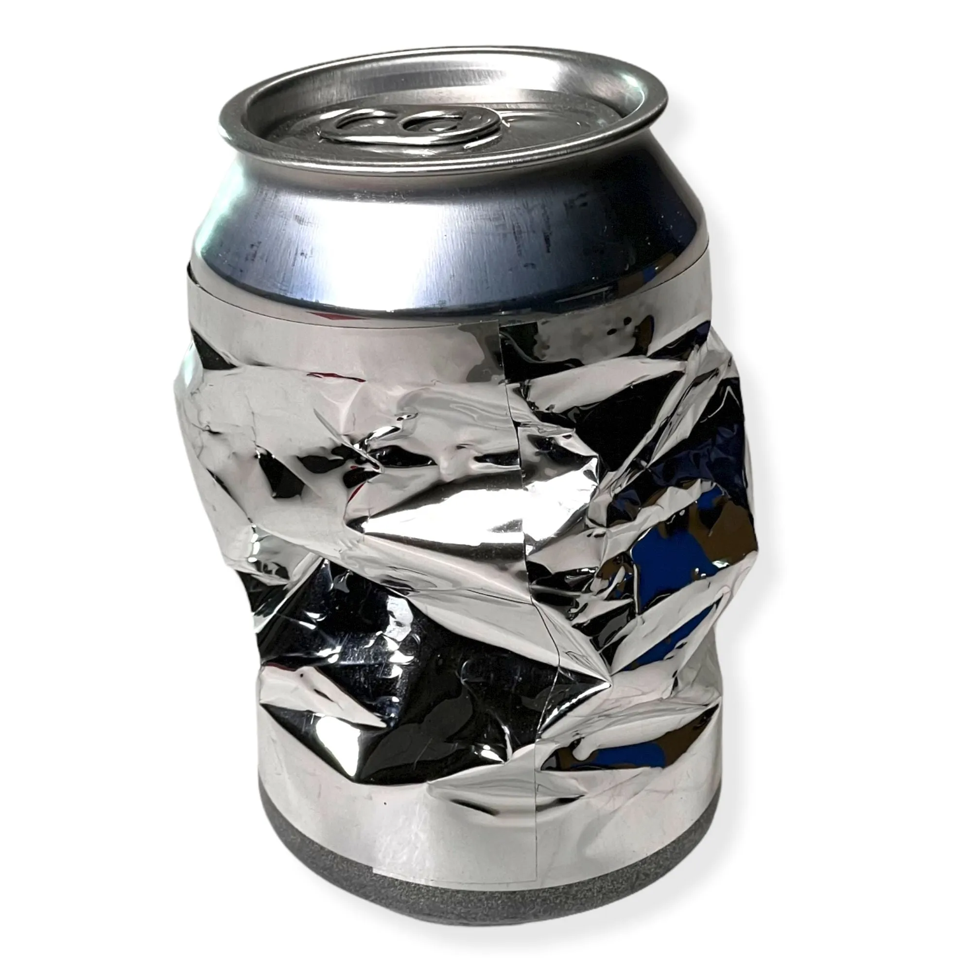 Crushable Special Effects Aluminum Can with Foam Bottom - Pop Soda or Beer Can Blank