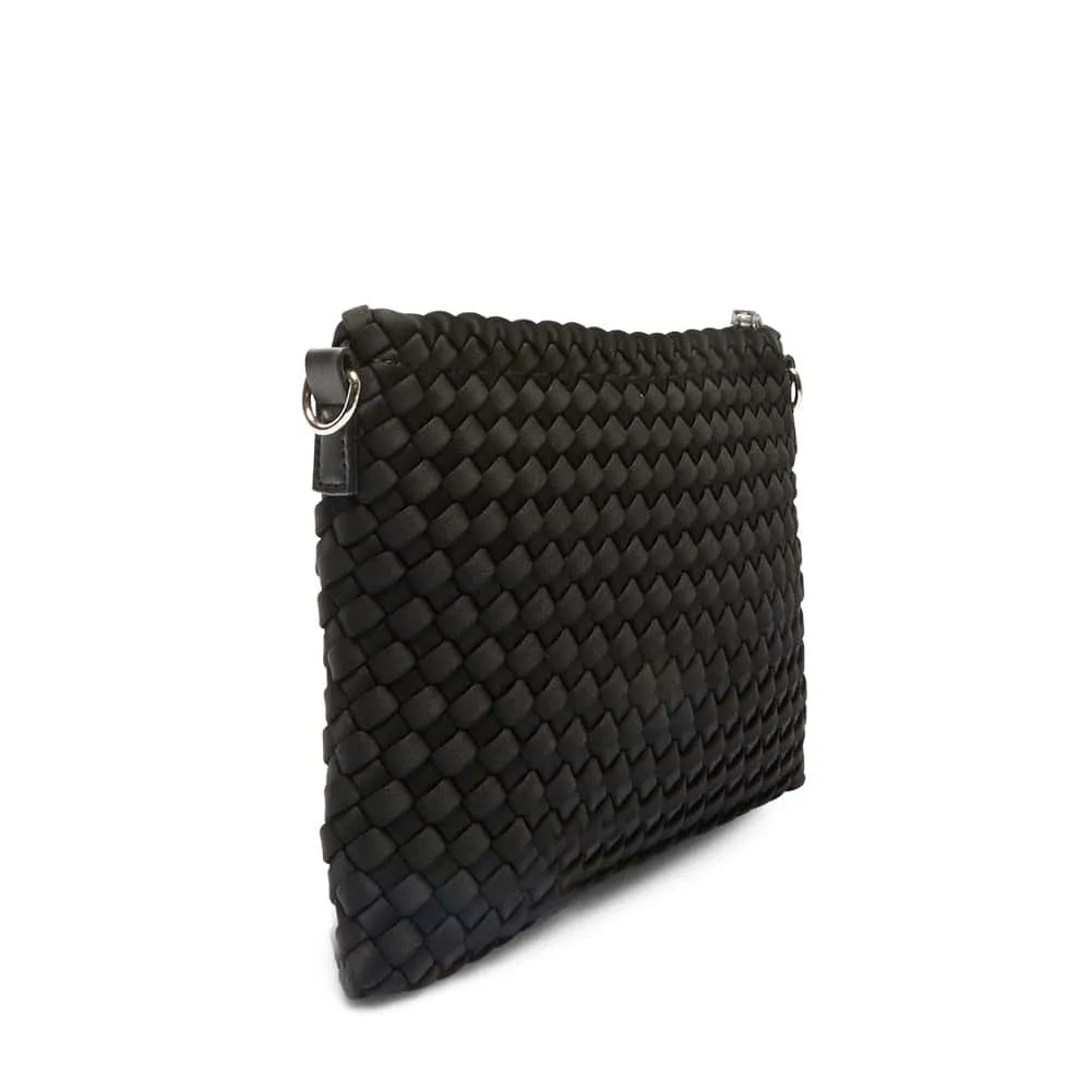 Dance Handbag in Black Weave