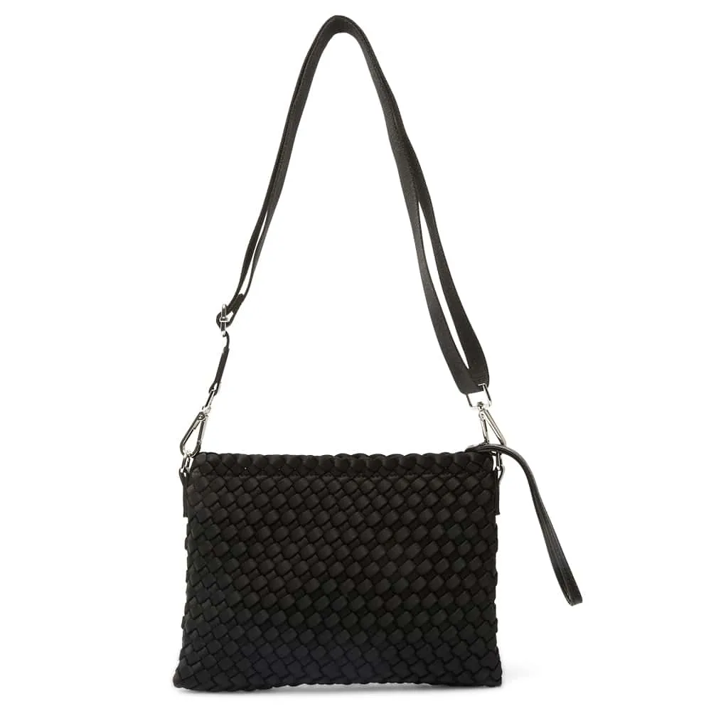 Dance Handbag in Black Weave