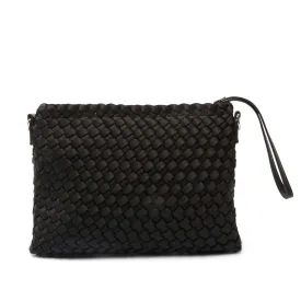 Dance Handbag in Black Weave