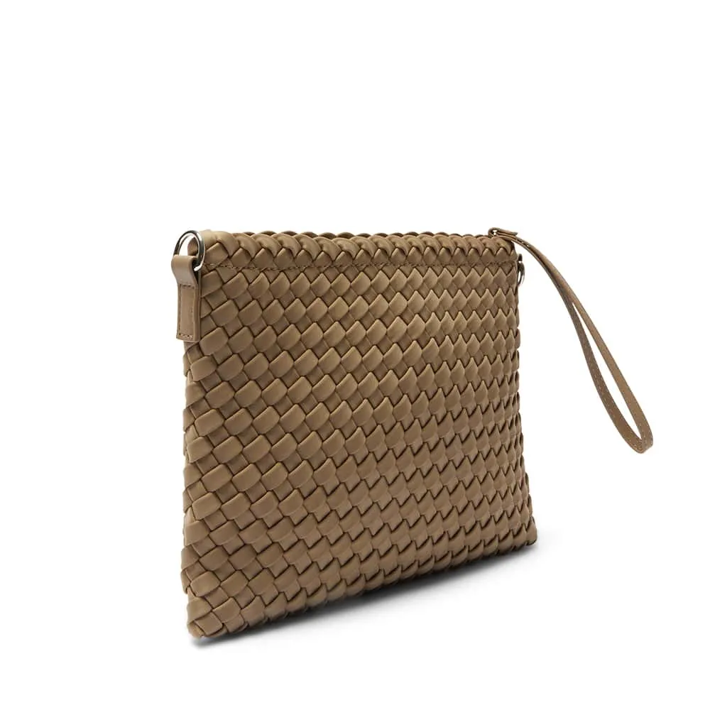 Dance Handbag in Taupe Weave