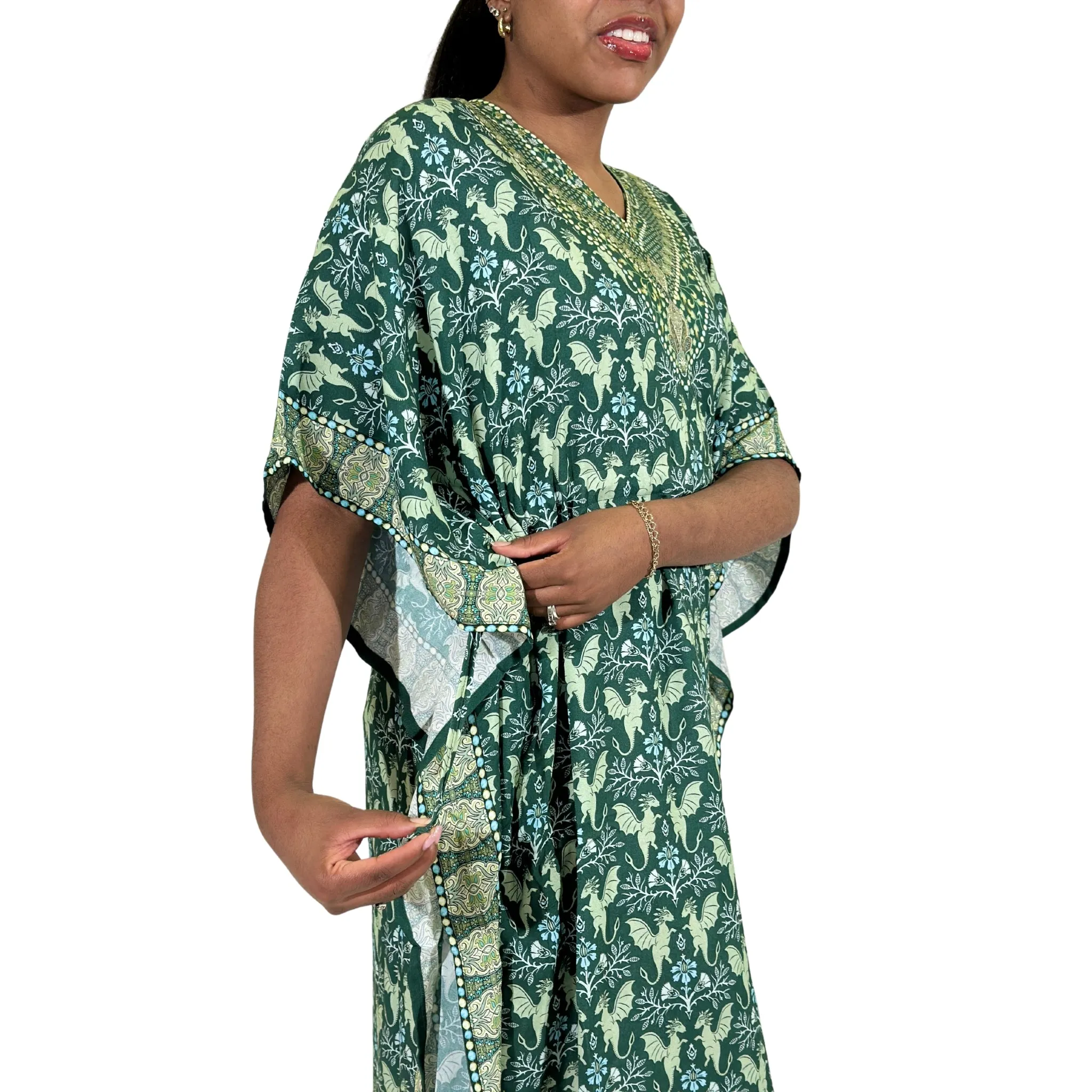 Dragons Damask Kaftan