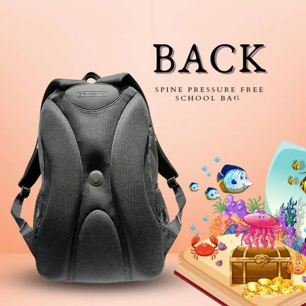 DR.KONG BACKPACKS XL SIZE DK-1400050-BLK(RP : $119.90)