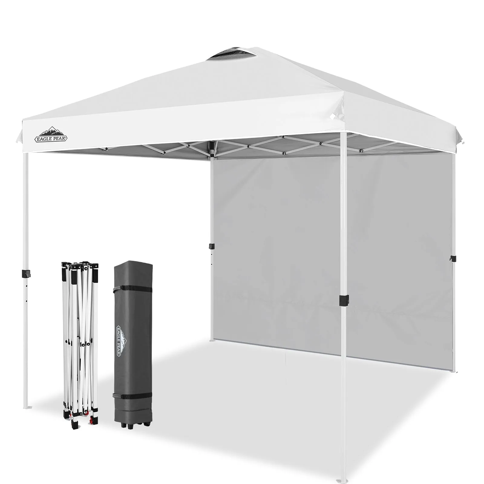 EAGLE PEAK 8x8 Pop Up Straight Leg Canopy with Sidewall